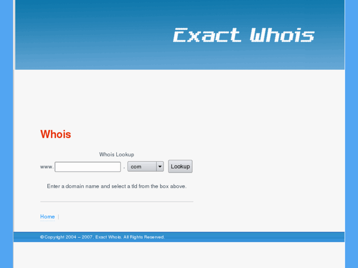 www.exactwhois.com