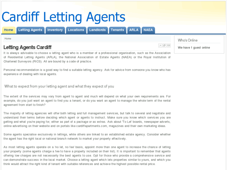 www.lettingagentscardiff.info