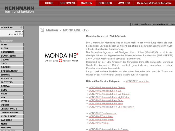 www.mondaine-onlineshop.com