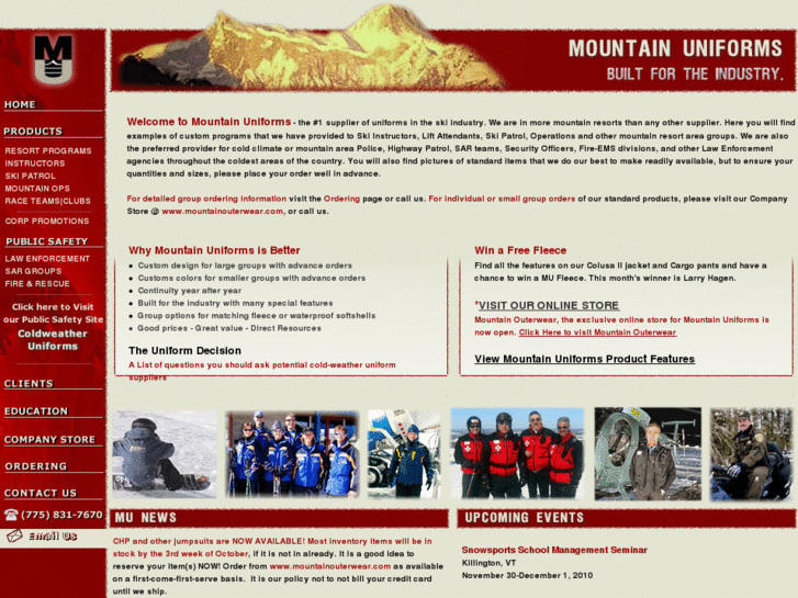 www.mountainuniforms.com