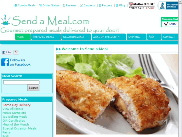 www.sendmeals.net