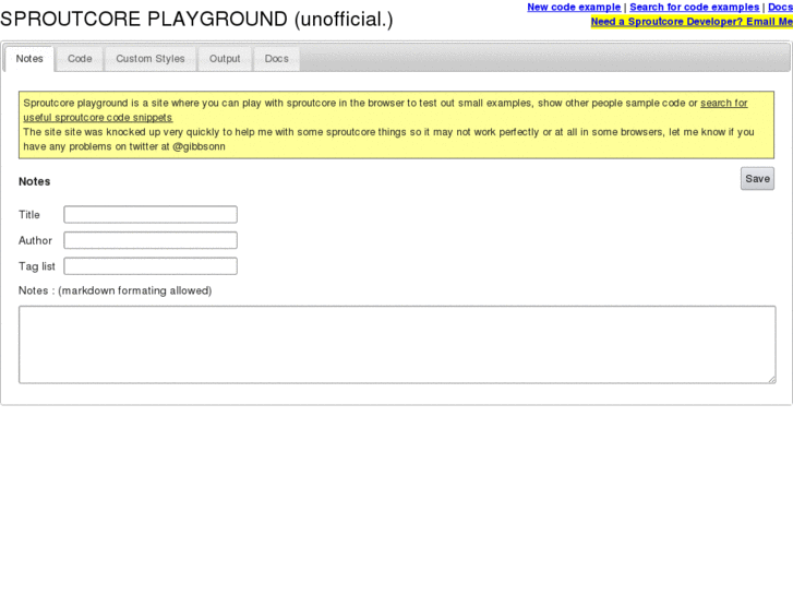 www.sproutcoreplayground.com