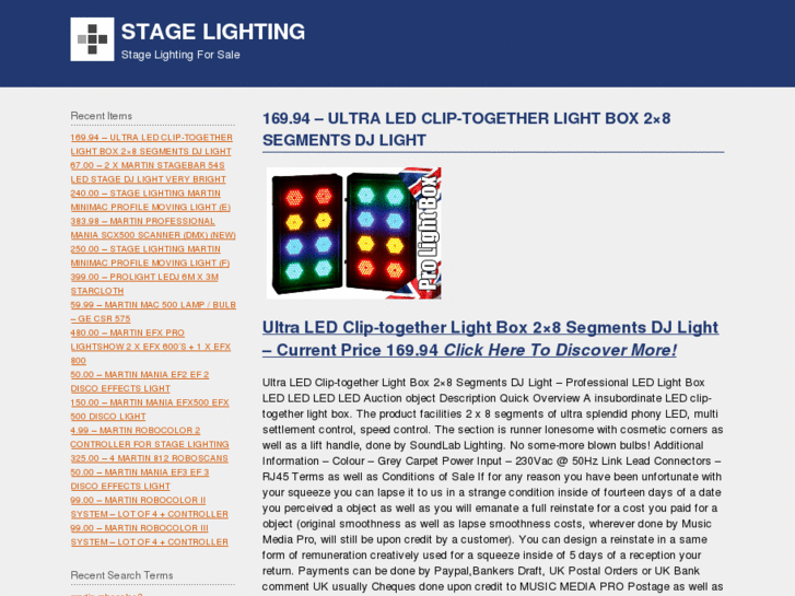 www.stage-lighting.org.uk