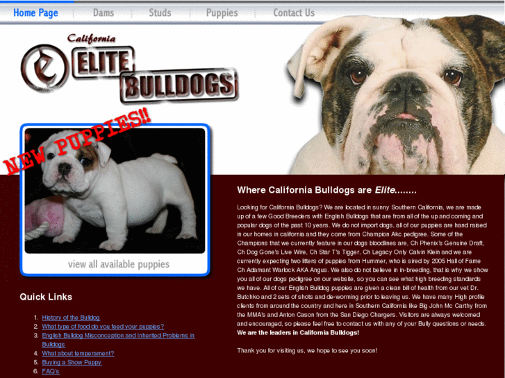 www.californiaelitebulldogs.com