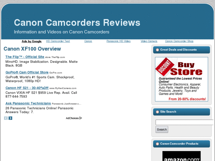 www.canoncamcorderreviews.com