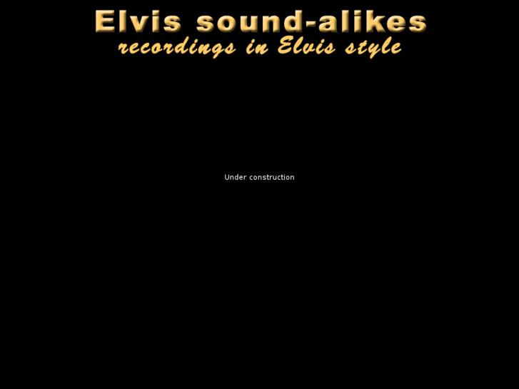 www.elvis-soundalikes.com