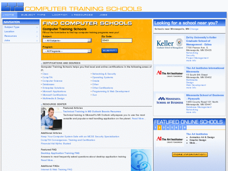 www.findcomputertraining.com