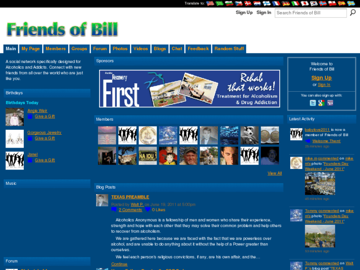 www.friendsofbill.com