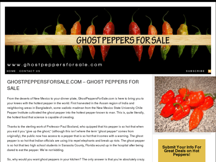 www.ghostpeppersforsale.com