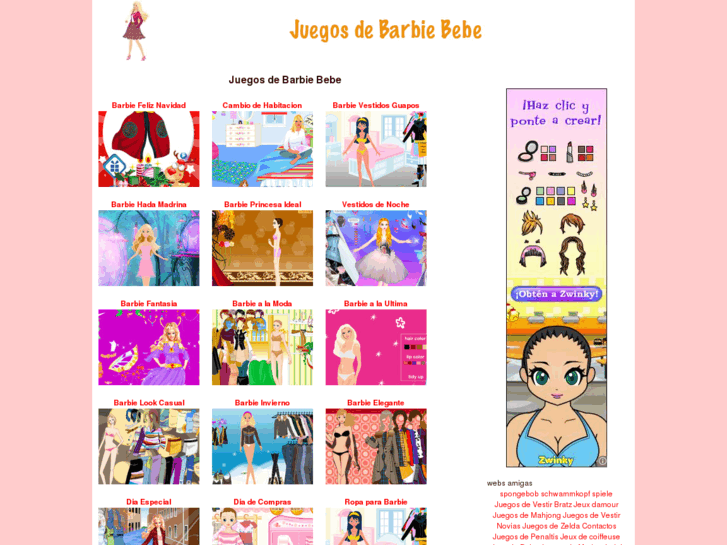 www.juegosdebarbiebebe.com