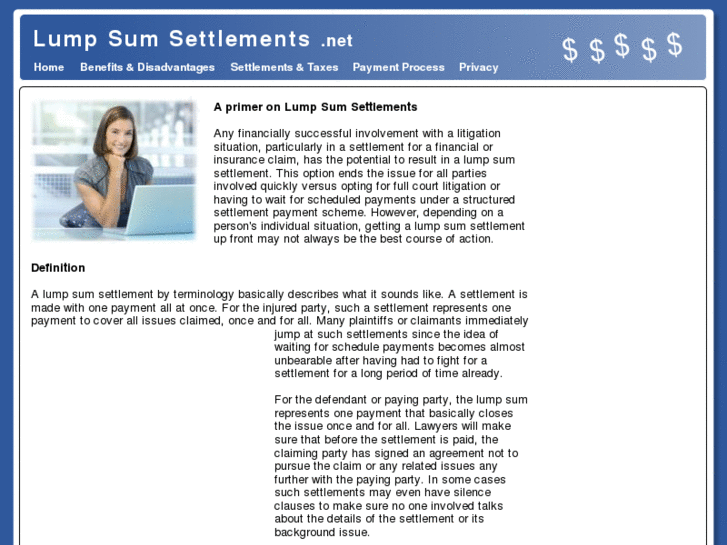 www.lumpsumsettlements.net