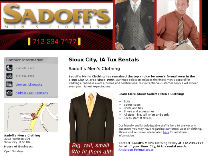 www.sadoffsformalwear.com