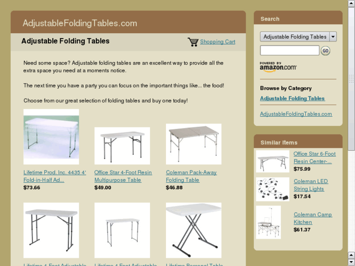 www.adjustablefoldingtables.com