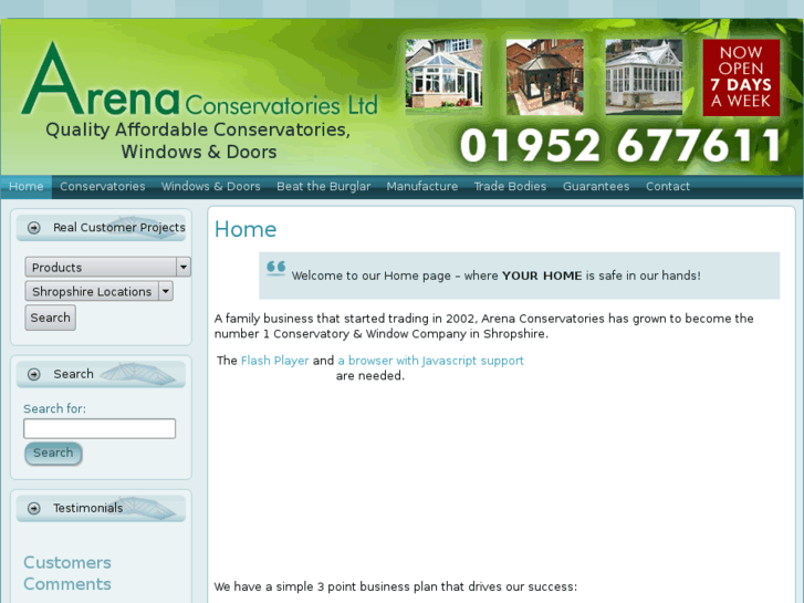 www.arenaconservatories.co.uk