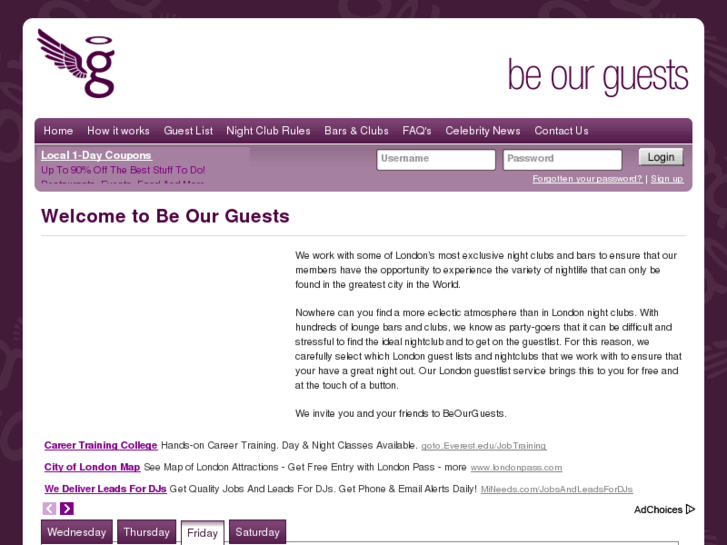 www.beourguests.co.uk