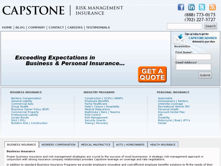 www.capstonebrokerage.com