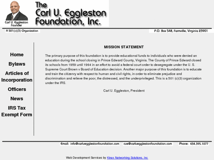 www.carluegglestonfoundation.com