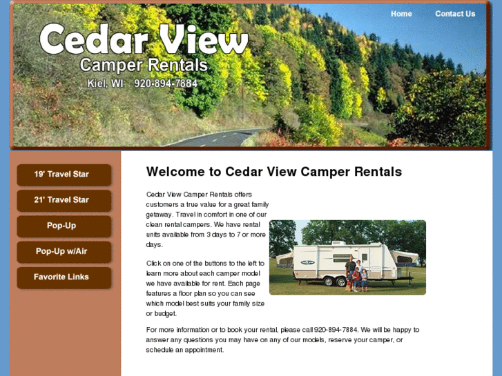 www.cedarviewcamperrentals.com