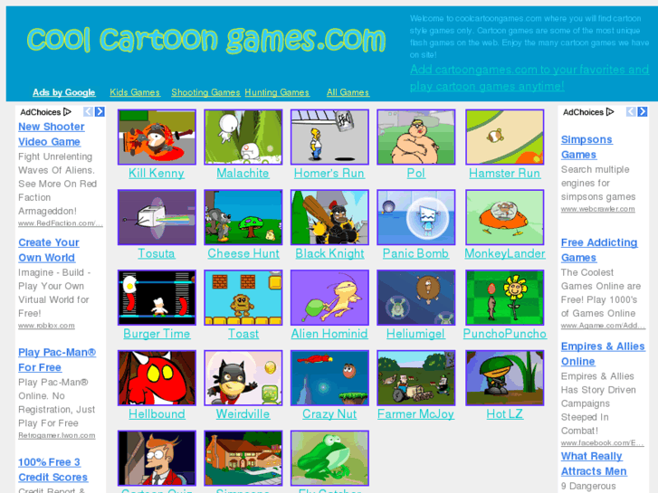 www.coolcartoongames.com