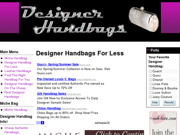 www.designerhandbagforless.com