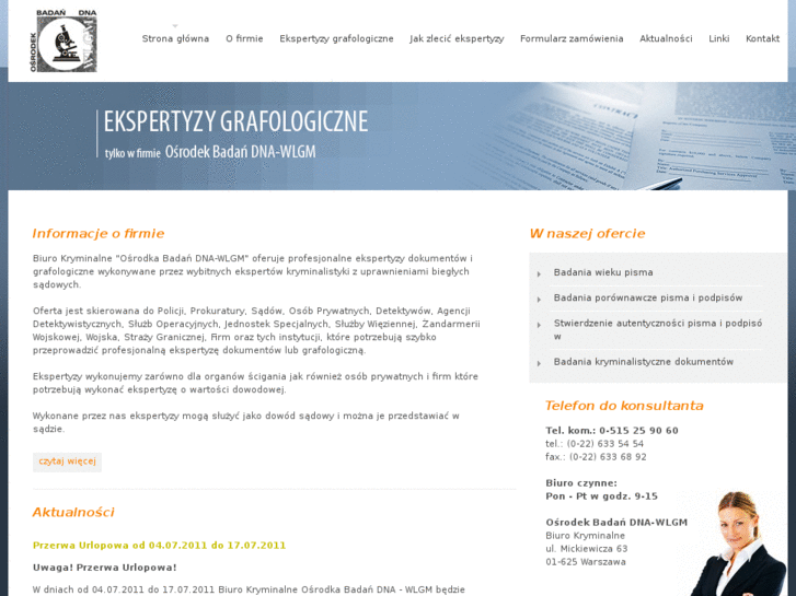 www.ekspertyzygrafologiczne.pl