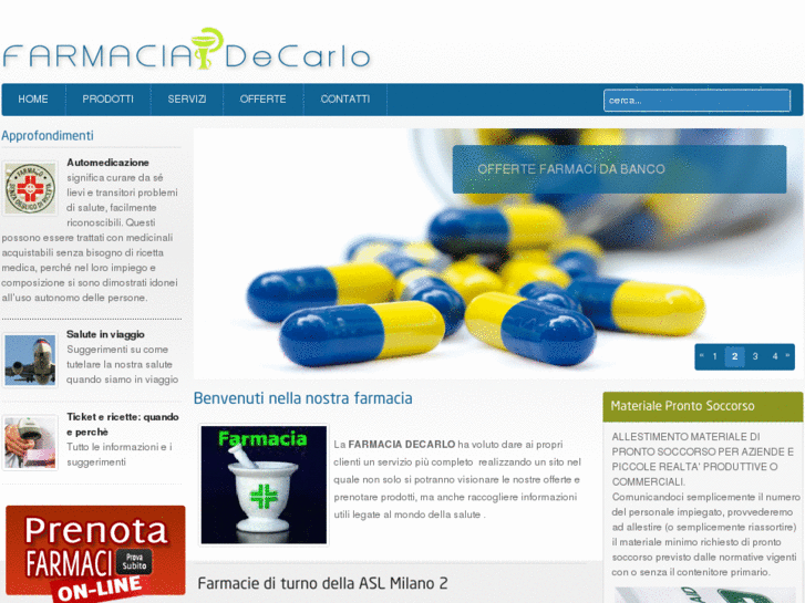 www.farmaciadecarlo.com