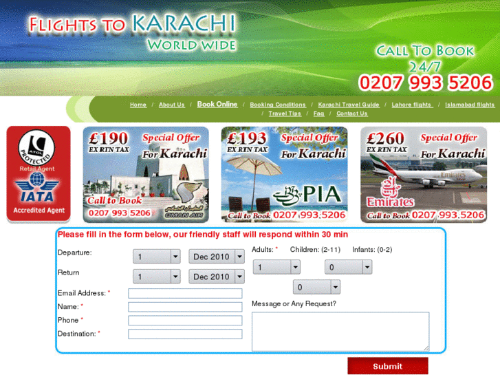 www.flightstokarachi.org.uk