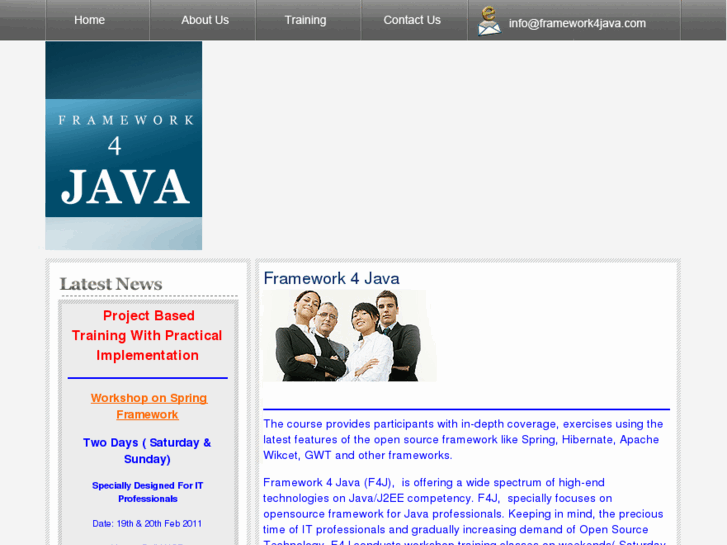 www.framework4java.com