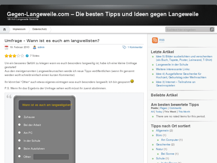 www.gegen-langeweile.com