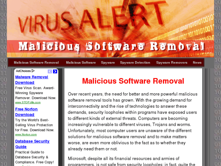 www.malicioussoftwareremoval.com