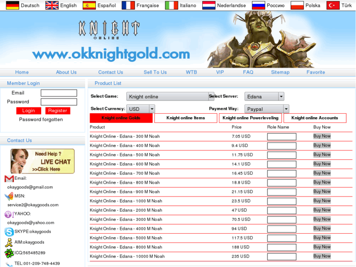 www.okknightgold.com