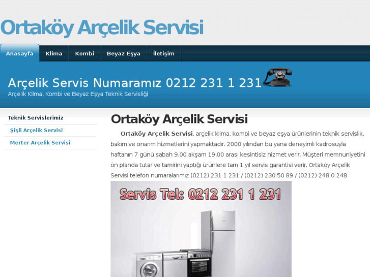 www.ortakoyarcelikservisi.info