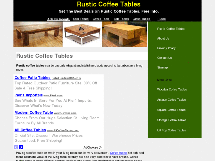 www.rusticcoffeetables.org