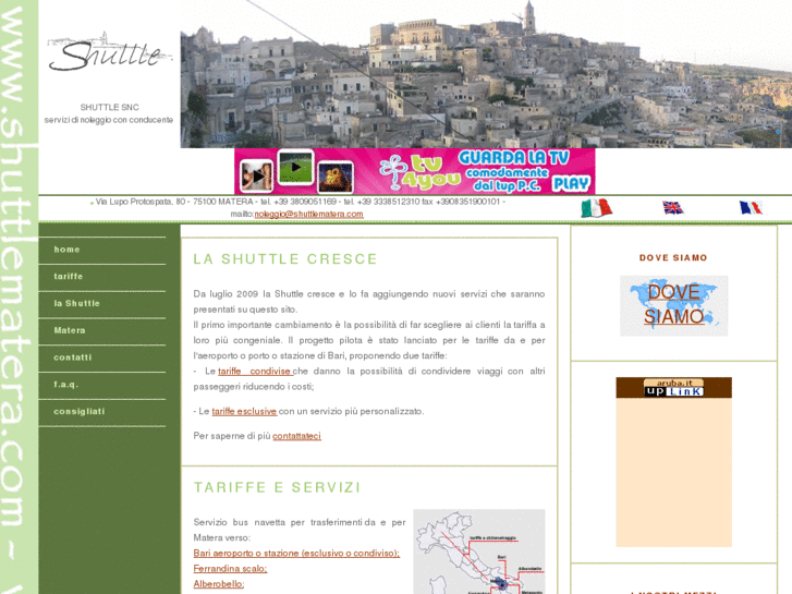 www.shuttlematera.com