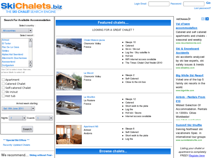 www.skichalets.biz