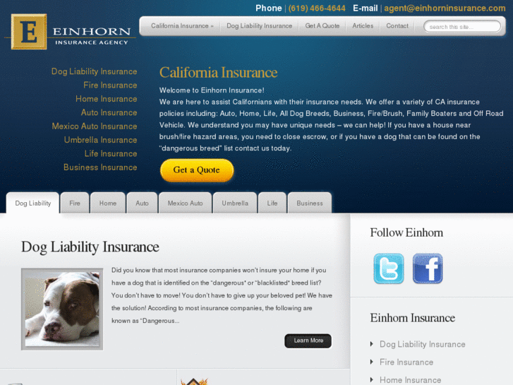 www.einhorninsurance.com