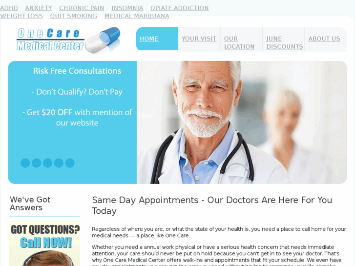 www.onecaremedicalcenter.com