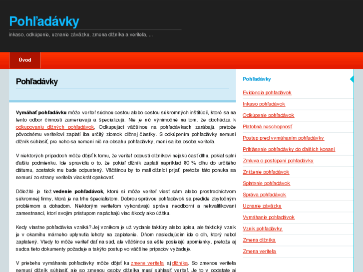 www.pohladavky.info