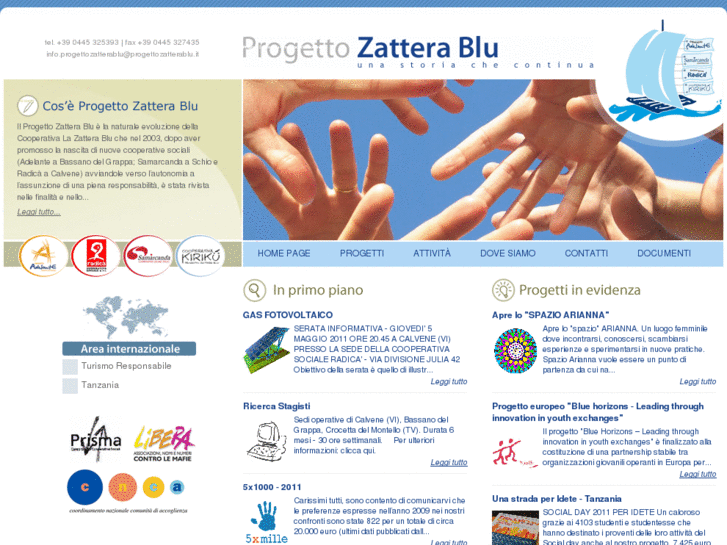 www.progettozatterablu.it