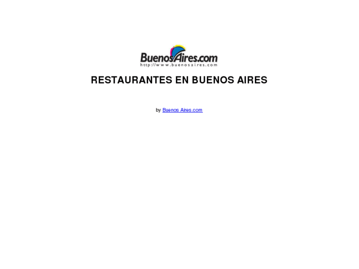 www.restaurantesenbuenosaires.com