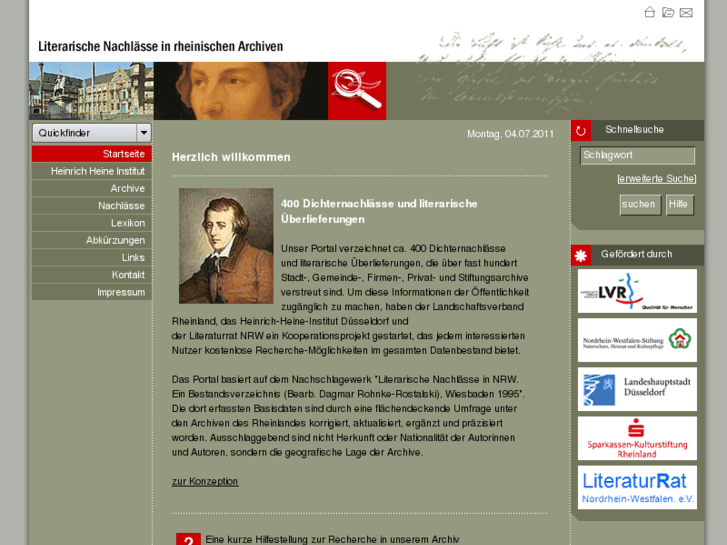 www.rheinische-literaturnachlaesse.de