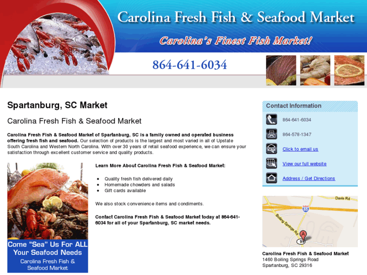 www.carolinafreshfishandseafood.net