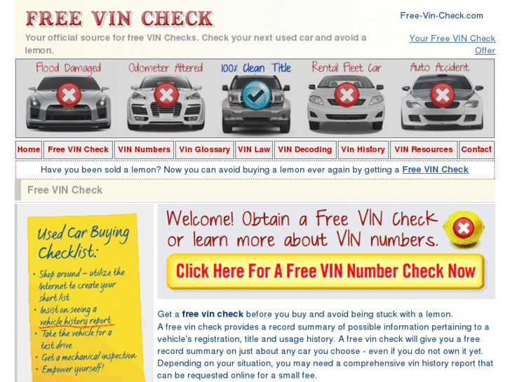 www.free-vin-check.com