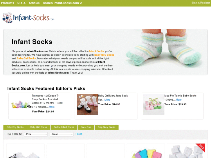 www.infant-socks.com