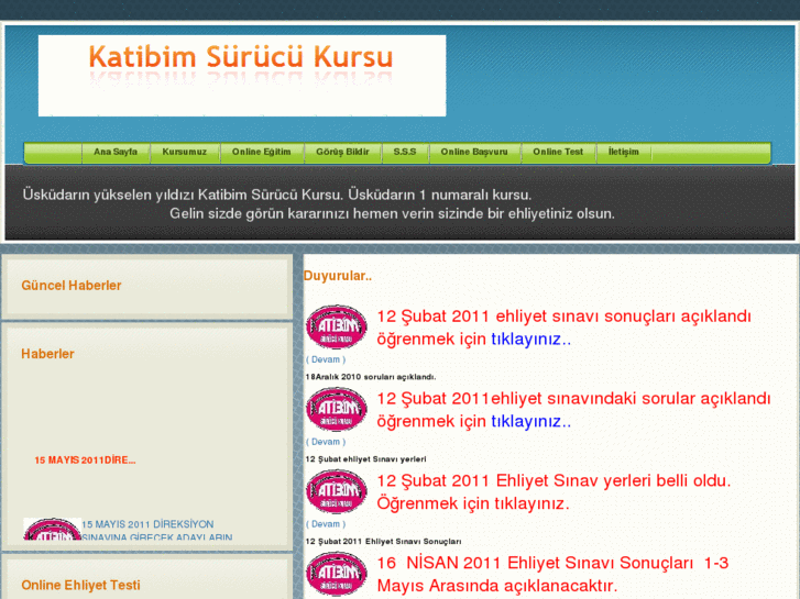 www.katibimsurucukursu.com