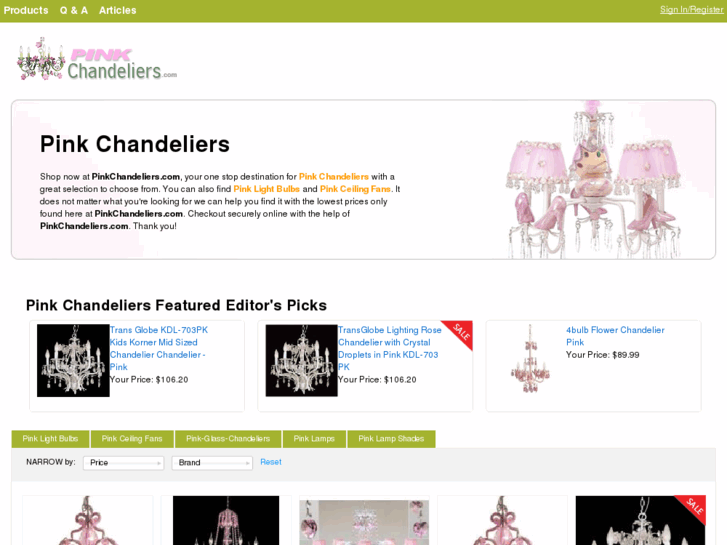 www.pinkchandeliers.com