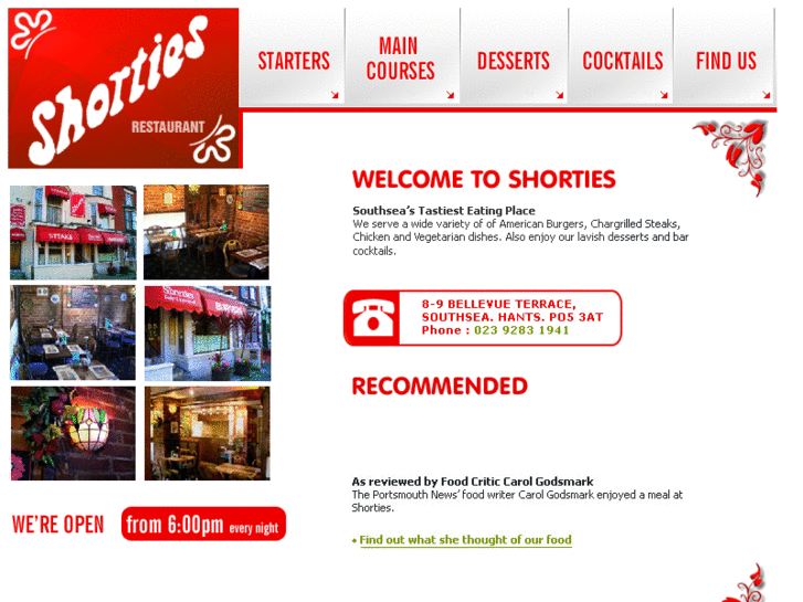 www.shortiesrestaurant.net