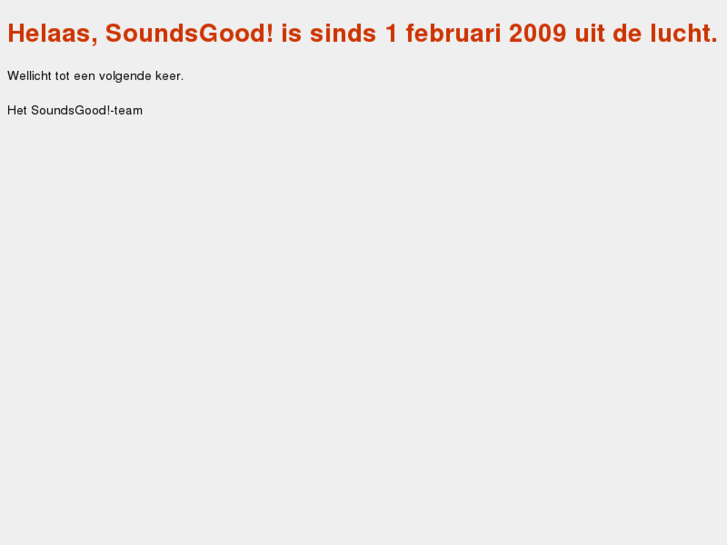 www.soundsgood.nl