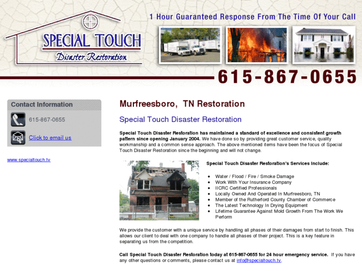 www.specialtouchdisaster.com