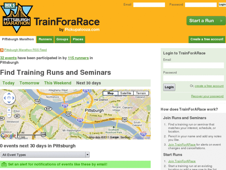 www.trainforarace.com